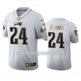 Maillot Philadelphia Eagles Jordan Howard 24 Nike Blanc Golden Edition 100th - Homme